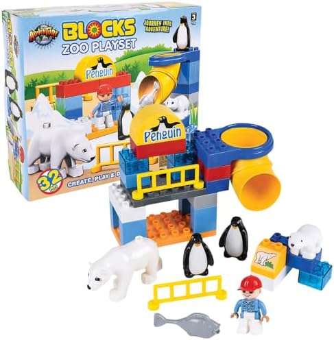 Boccia | 32Pc Zoo Blok Sæt Boccia Boccia