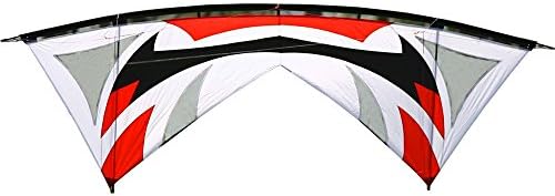 Drager | Quad-Line 2,4 Meter Stunt Drage med 250Lb Professionel Flygeline + Quad Håndtag Pakke + Gaze Ventilation Drager Drager