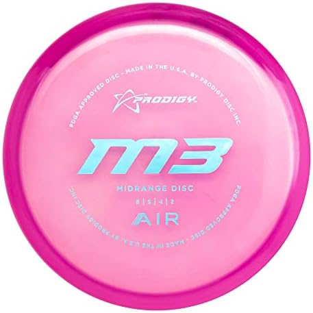 Flyvende Disc Sportsudstyr | M3 Air | Straight Flying Disc Golf Midrange | Fantastisk til Drives eller Approach Shots | Pålidelig i alle forhold | Fantastisk begynderdisc | Letvægtsplastik | 160-164G | Farver kan variere Flyvende Disc Sportsudstyr Flyvende Disc Sportsudstyr