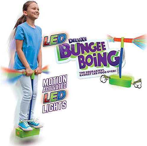 Pogo-stænger | Jumparoo Deluxe Led Bungee Boing Skum Hoppelegetøj – Den Mest Squeaky, Nemste Pogo Nogensinde! Til Børn Fra 3 År Og Op. Pogo-stænger Pogo-stænger