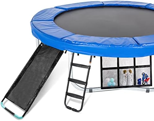 Trampoliner & Tilbehør | 3 stk. universelle trampolinetilbehør inkluderer trampolinslide, 3-trins trampolinstige, 3-pose trampoliner opbevaringspose, vejrbestandige trampolinstiger til børn til at klatre op og glide ned. Trampoliner & Tilbehør Trampoliner & Tilbehør